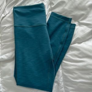 Lululemon Wunder train 25” - blue. Like new
